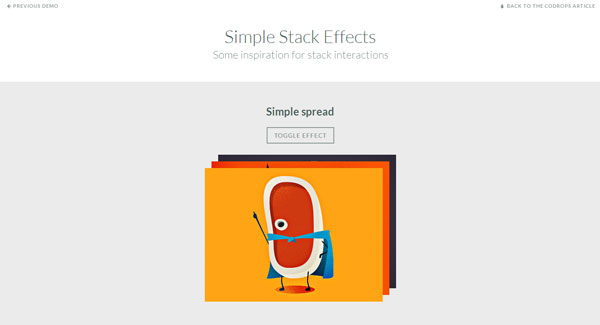 Simple Stack Effects