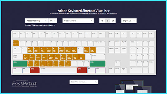 Adobe Shortcut Visualizer