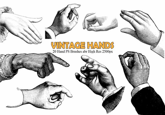 20_Vintage_Hand_Brushes_vol_1_preview