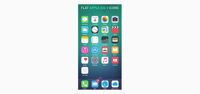 Freebie: Flat iOS Icons